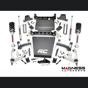 Chevy Silverado 1500 4WD Suspension Lift Kit w/ Forged Upper Control Arms - 7" Lift - N3 Struts Front/ N3 Shocks Rear